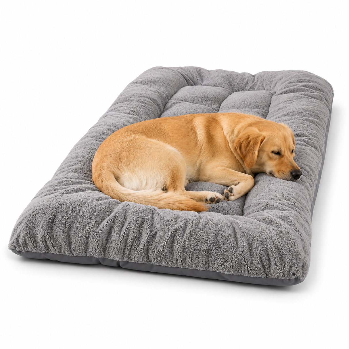 Large Plush Dog Bed