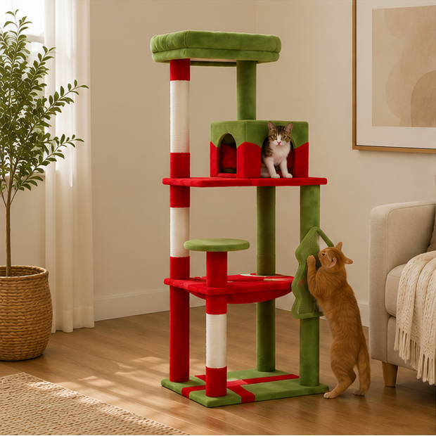 Premium Cat Tree Tower with Hammock