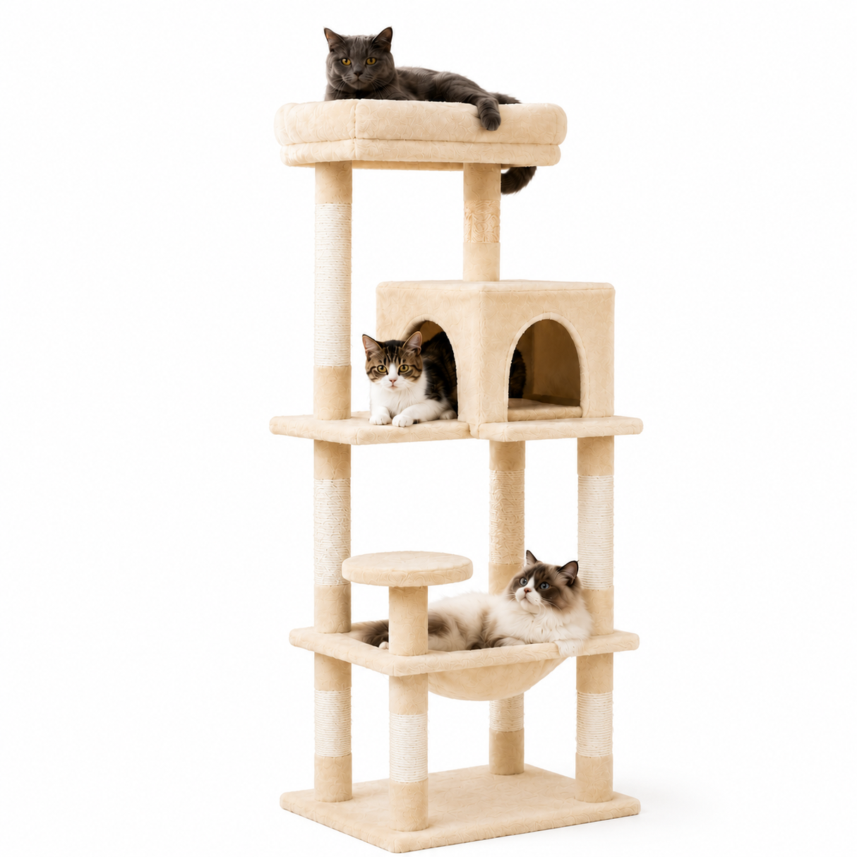 Premium Cat Tree Tower with Hammock