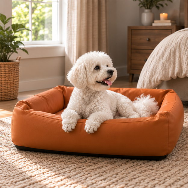 Waterproof Dog Bed Washable Dog Sofa Bed Removable Cover Soft Plush Pet Bed Non Slip Indoor Dog Bed