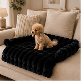 Luxury Dog Sofa Bed Plush Orthopedic Pet Couch Bed Soft Washable Raised Bolster Support Premium Indoor Dog Furniture