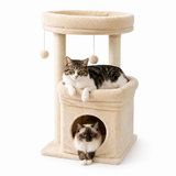 Small Plush Cat Tree with Condo
