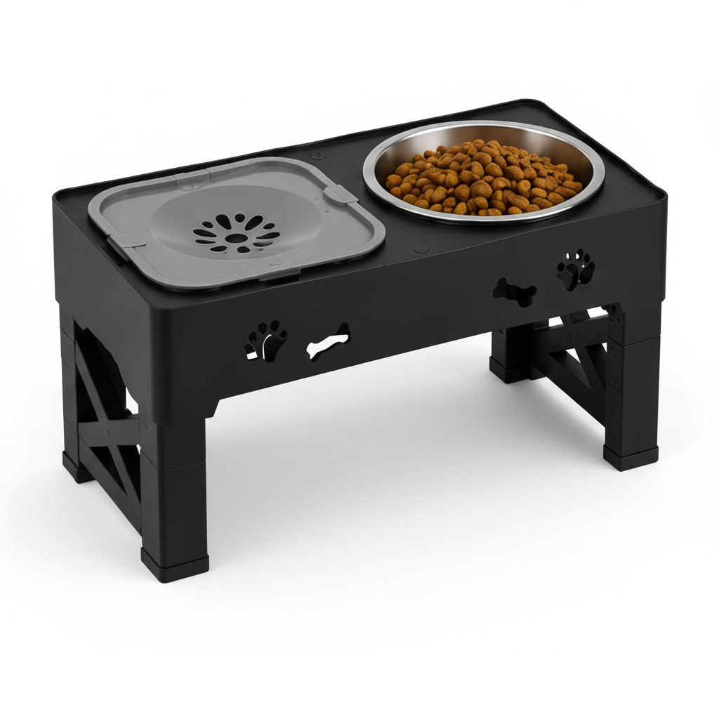 Adjustable Elevated Dog Feeder