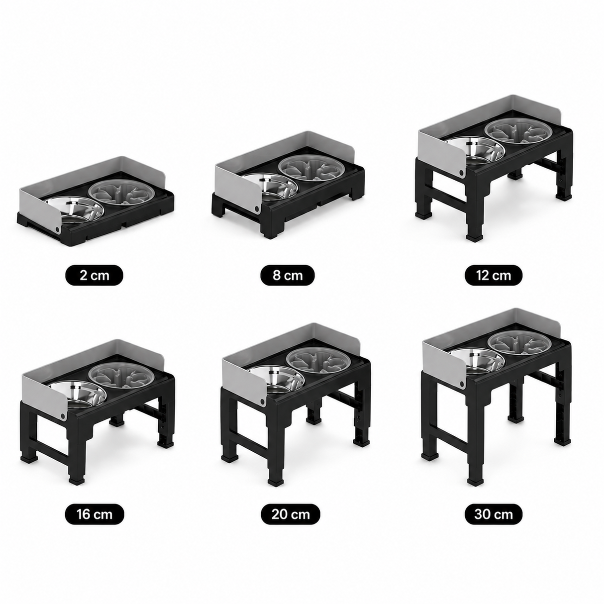 Elevated Adjustable Pet Feeding Stand