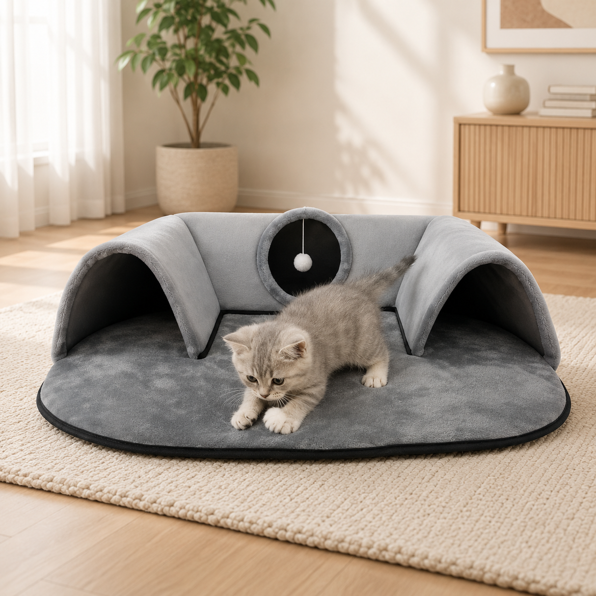 Cozy Kitten Hideaway Bed