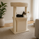 Small Plush Cat Tree with Condo
