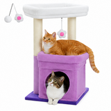 Small Plush Cat Tree with Condo