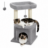 Small Plush Cat Tree with Condo