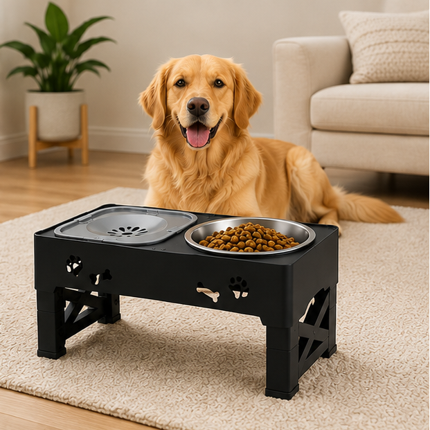 Adjustable Elevated Dog Feeder