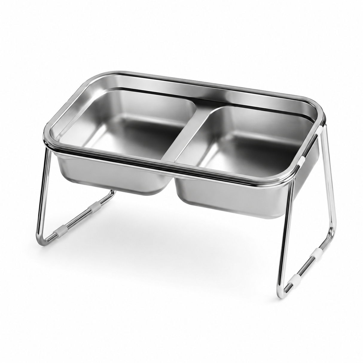 Elevated Stainless Steel Pet Feeder