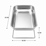 Elevated Stainless Steel Pet Feeder