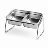 Elevated Stainless Steel Pet Feeder