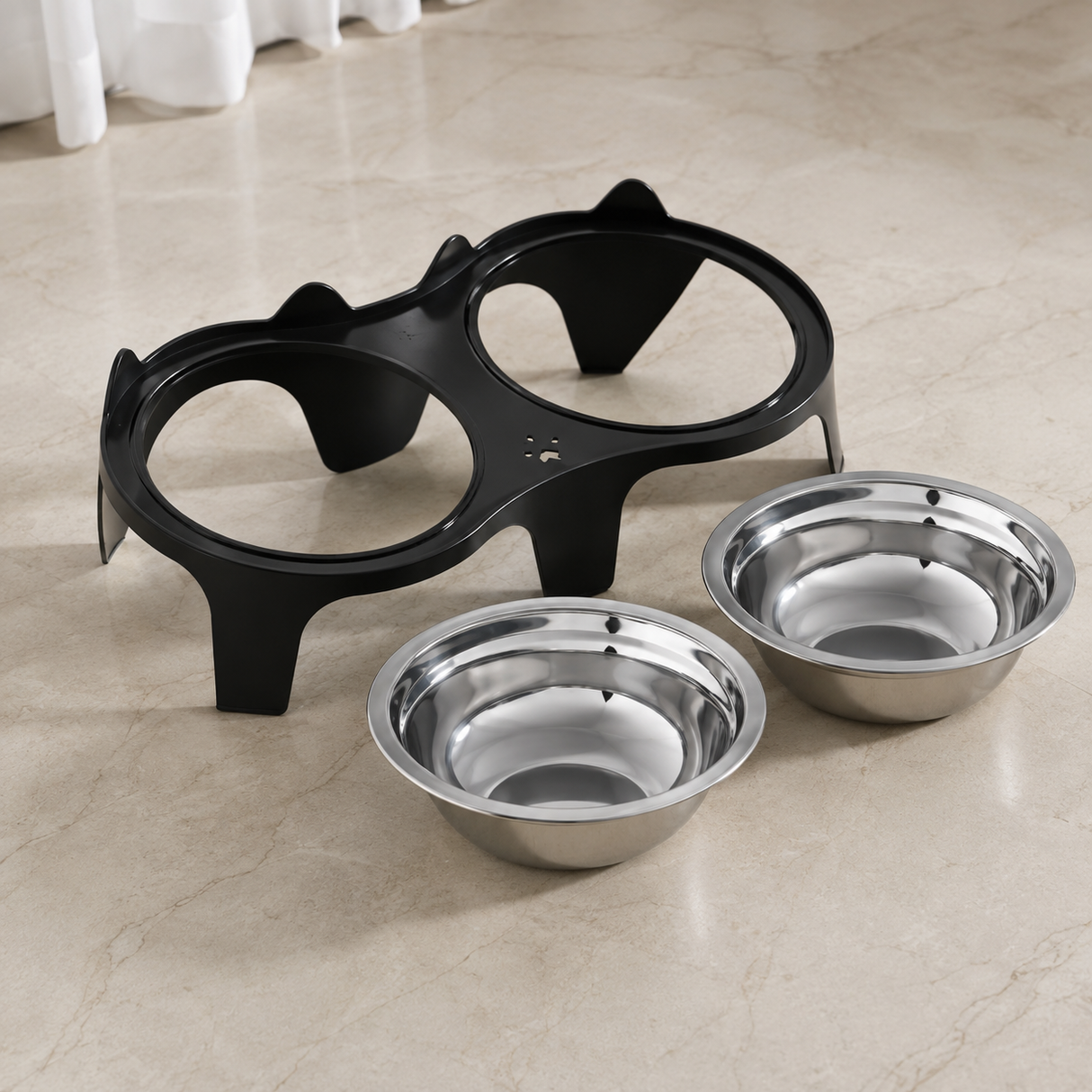 Stainless Steel Kitty Dining Bowl