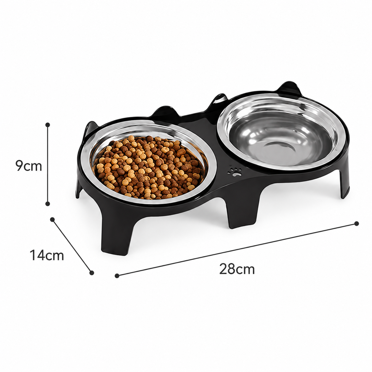 Stainless Steel Kitty Dining Bowl