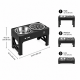 Adjustable Elevated Dog Feeder