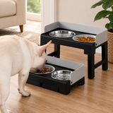 Elevated Adjustable Pet Feeding Stand