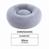 Plush Donut Cat Bed