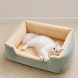 Comfort Bolster Cat Bed