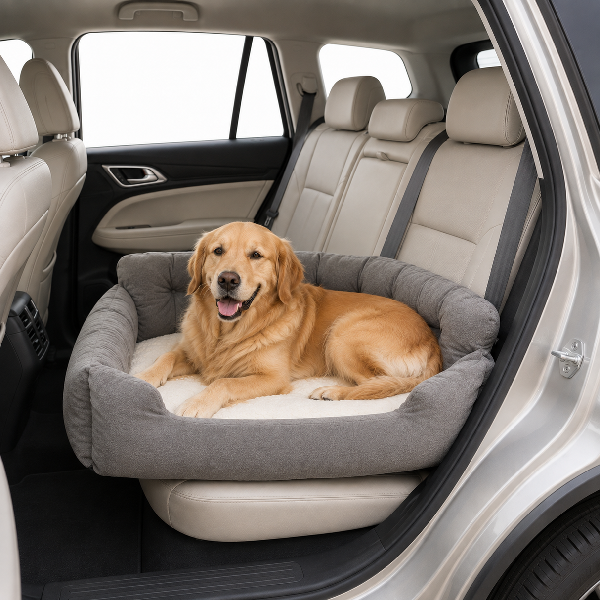 Cozy Backseat Travel Dog Bed