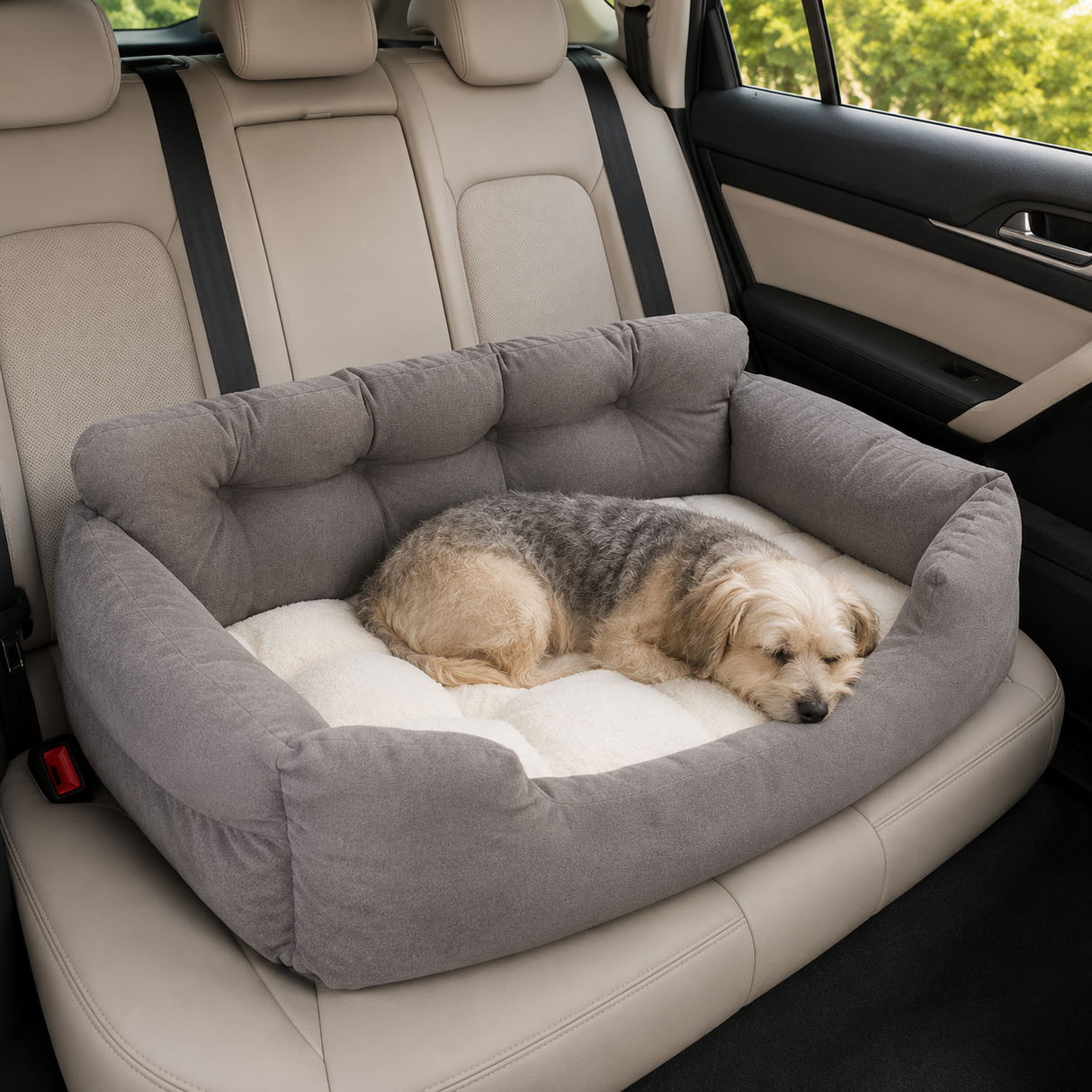 Cozy Backseat Travel Dog Bed