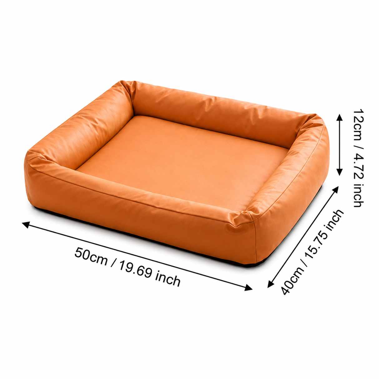 Waterproof Dog Bed Washable Dog Sofa Bed Removable Cover Soft Plush Pet Bed Non Slip Indoor Dog Bed