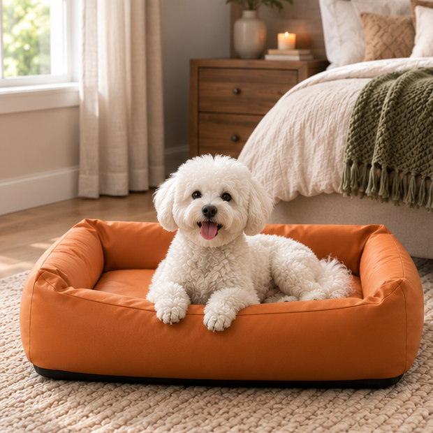 Waterproof Dog Bed Washable Dog Sofa Bed Removable Cover Soft Plush Pet Bed Non Slip Indoor Dog Bed