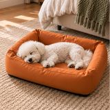 Waterproof Dog Bed Washable Dog Sofa Bed Removable Cover Soft Plush Pet Bed Non Slip Indoor Dog Bed