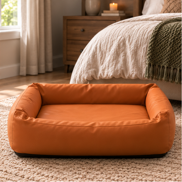 Waterproof Dog Bed Washable Dog Sofa Bed Removable Cover Soft Plush Pet Bed Non Slip Indoor Dog Bed