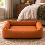 Waterproof Dog Bed Washable Dog Sofa Bed Removable Cover Soft Plush Pet Bed Non Slip Indoor Dog Bed