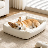 Waterproof Dog Bed Washable Dog Sofa Bed Removable Cover Soft Plush Pet Bed Non Slip Indoor Dog Bed