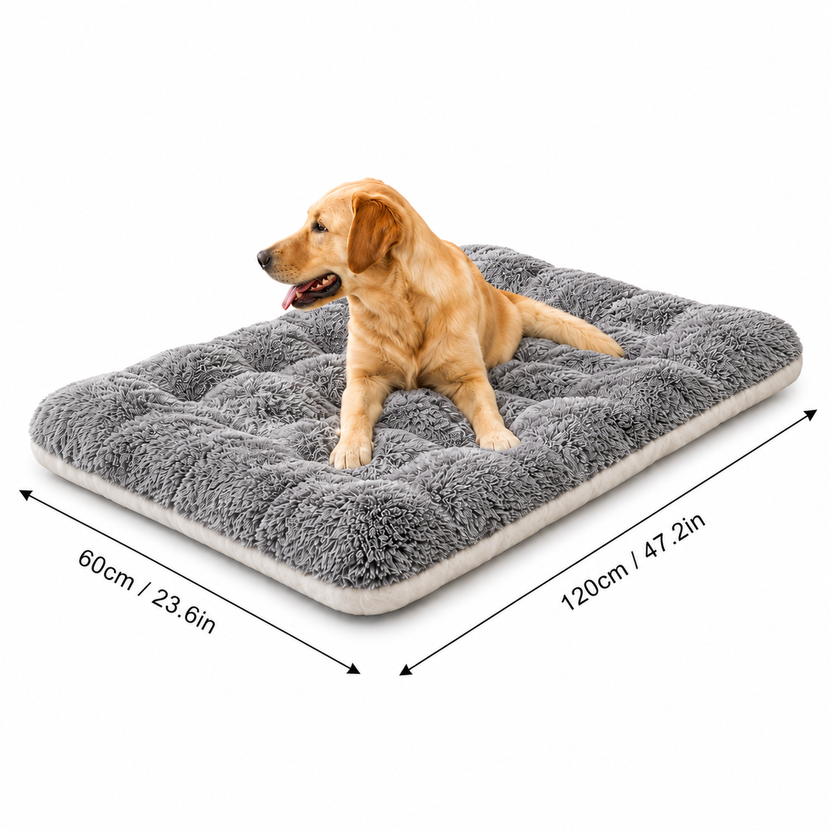 Large Plush Dog Bed Super Soft Orthopedic Dog Sofa Bed Washable Luxury Calming Pet Bed for Small Medium and Large Dogs
