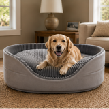 Washable Plush Dog Bed Soft Cozy Dog Sofa Bed Calming Pet Bed Machine Washable Luxury Dog Bed for Small Medium Large Dogs
